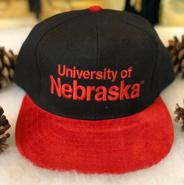 Vintage Deadstock NWT NCAA Nebraska Cornhuskers California Headwear Wool Snapback Hat