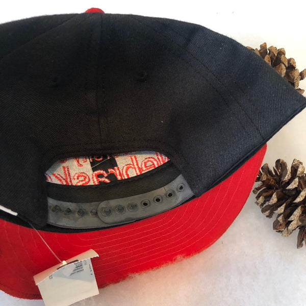 Vintage Deadstock NWT NCAA Nebraska Cornhuskers California Headwear Wool Snapback Hat