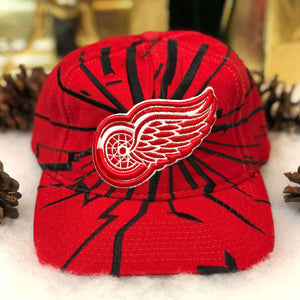Vintage NHL Detroit Red Wings Starter Collision Snapback Hat