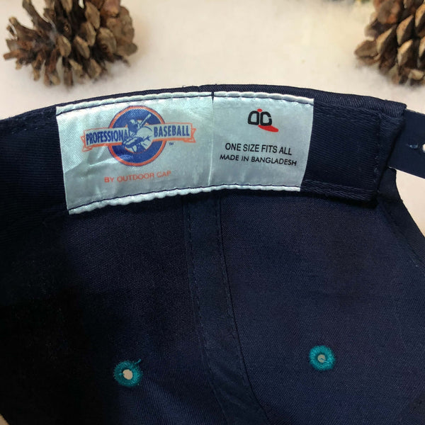 Vintage MiLB Bridgeport Bluefish Outdoor Cap Twill Snapback Hat