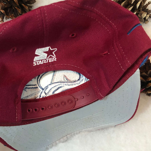 Vintage NFL Colorado Avalanche Starter Collision Snapback Hat