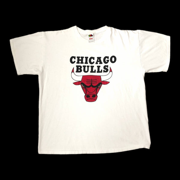 Vintage NBA Chicago Bulls Plain Logo T-Shirt (XL)