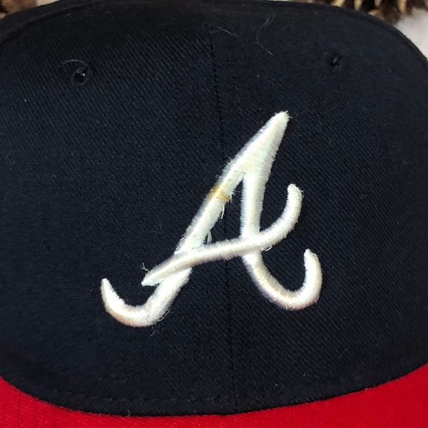 Vintage MLB Atlanta Braves American Needle Wool Snapback Hat