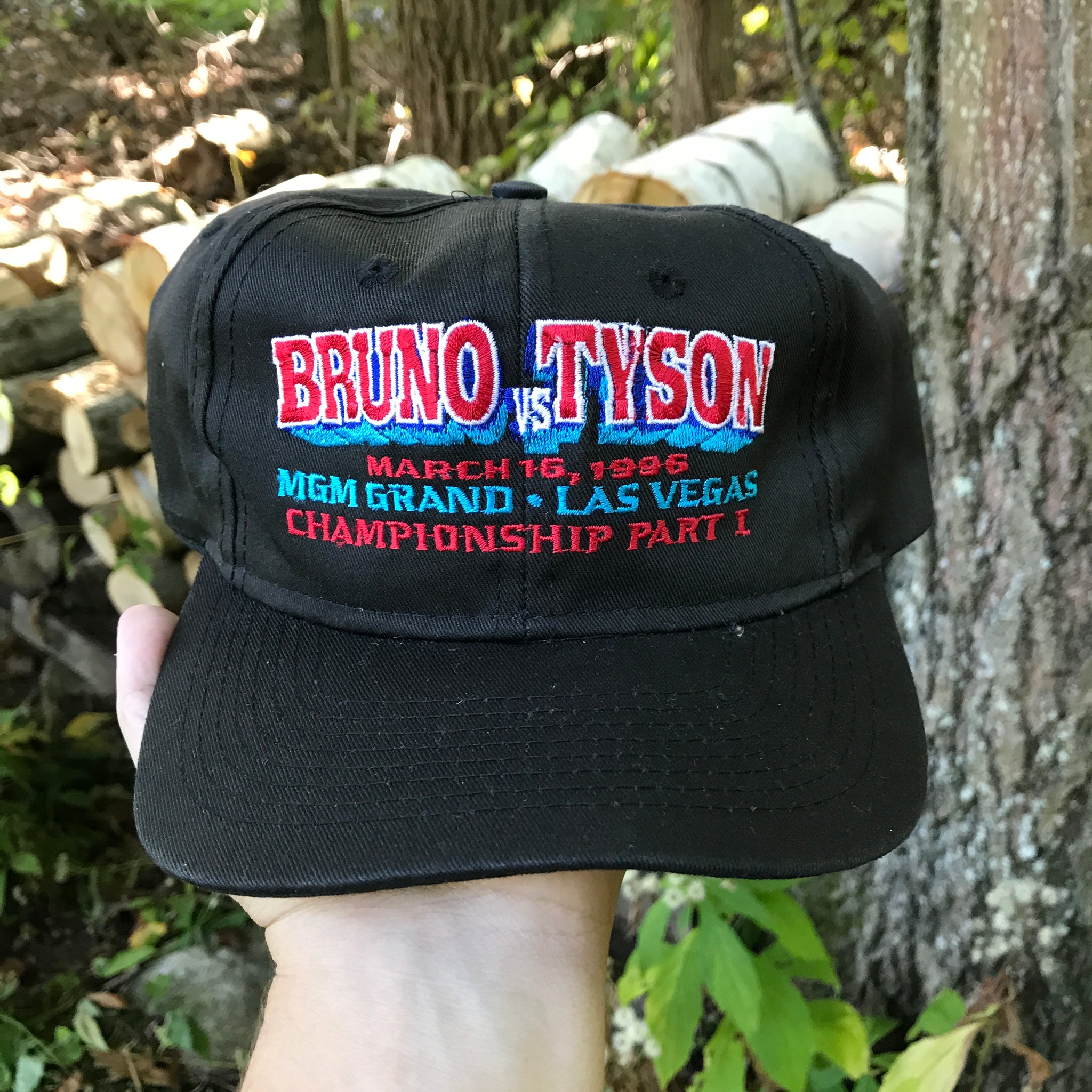Vintage 1996 MGM Grand Las Vegas Bruno vs. Tyson Boxing Snapback Hat