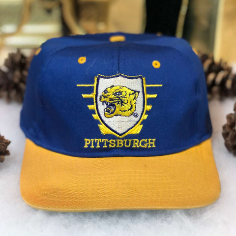 Vintage NCAA Pittsburgh Panthers Twill Snapback Hat