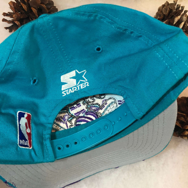 Vintage NBA Charlotte Hornets Starter Collision Snapback Hat