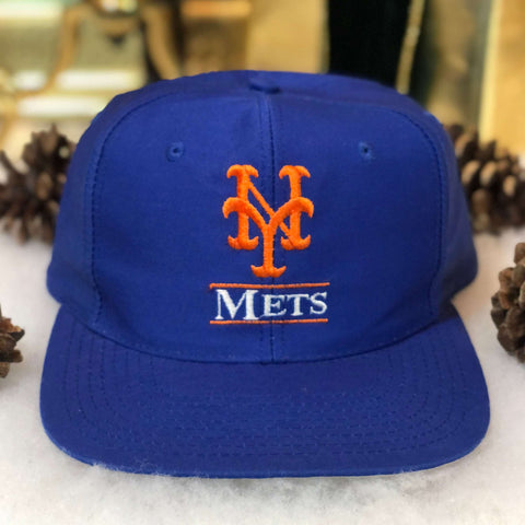 Vintage MLB New York Mets Clark Sportswear Twill Snapback Hat