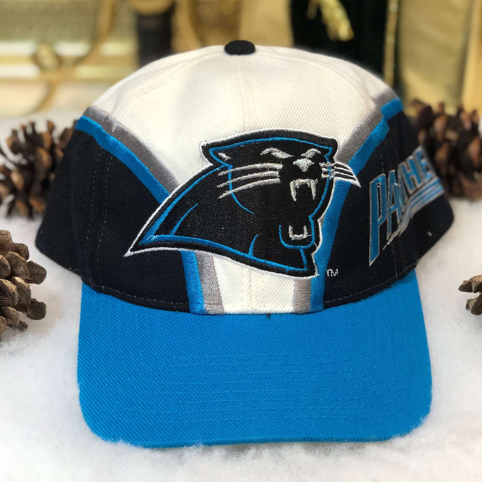 Vintage NFL Carolina Panthers Eastport Wool Snapback Hat