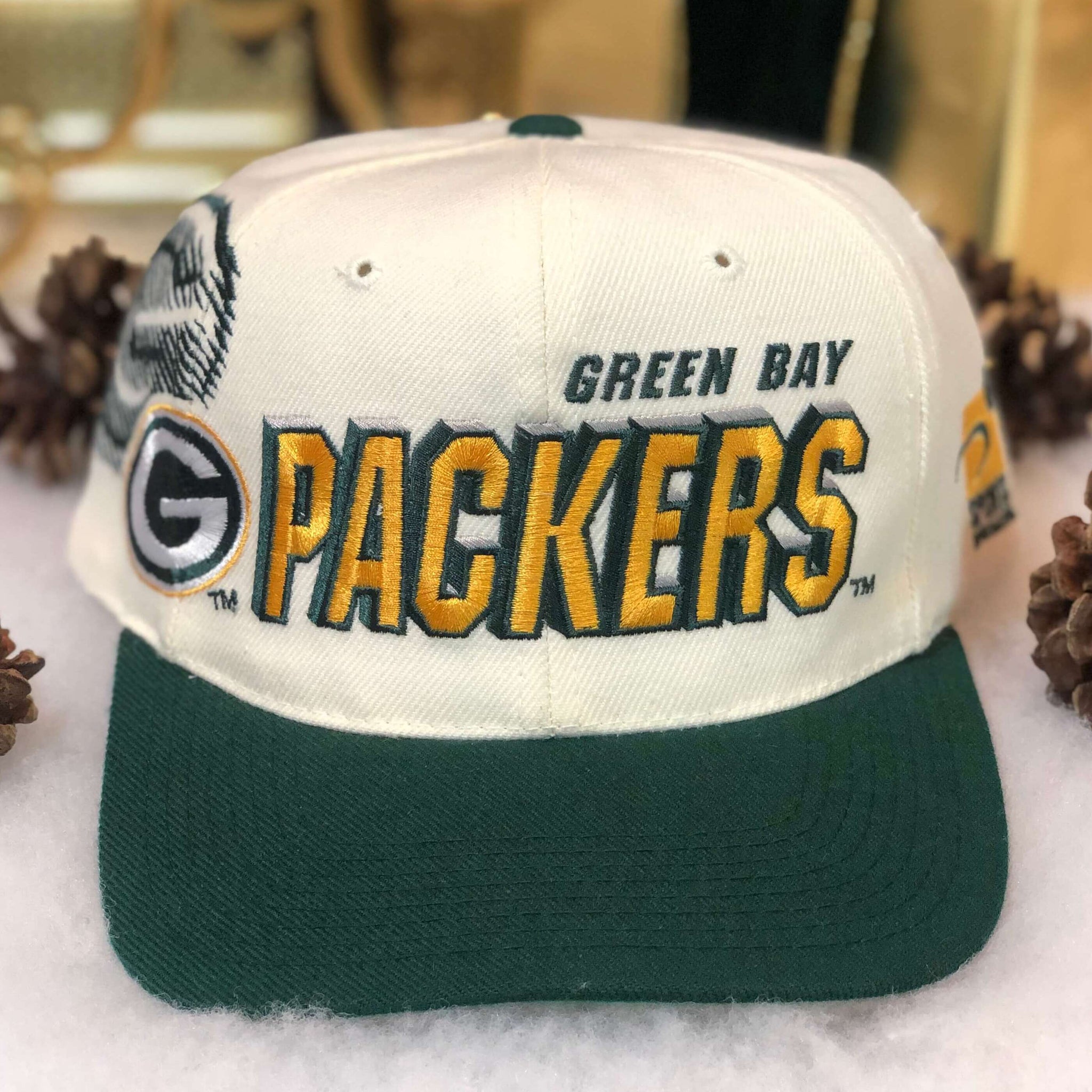 Vintage NFL Green Bay Packers Sports Specialties Shadow Snapback Hat