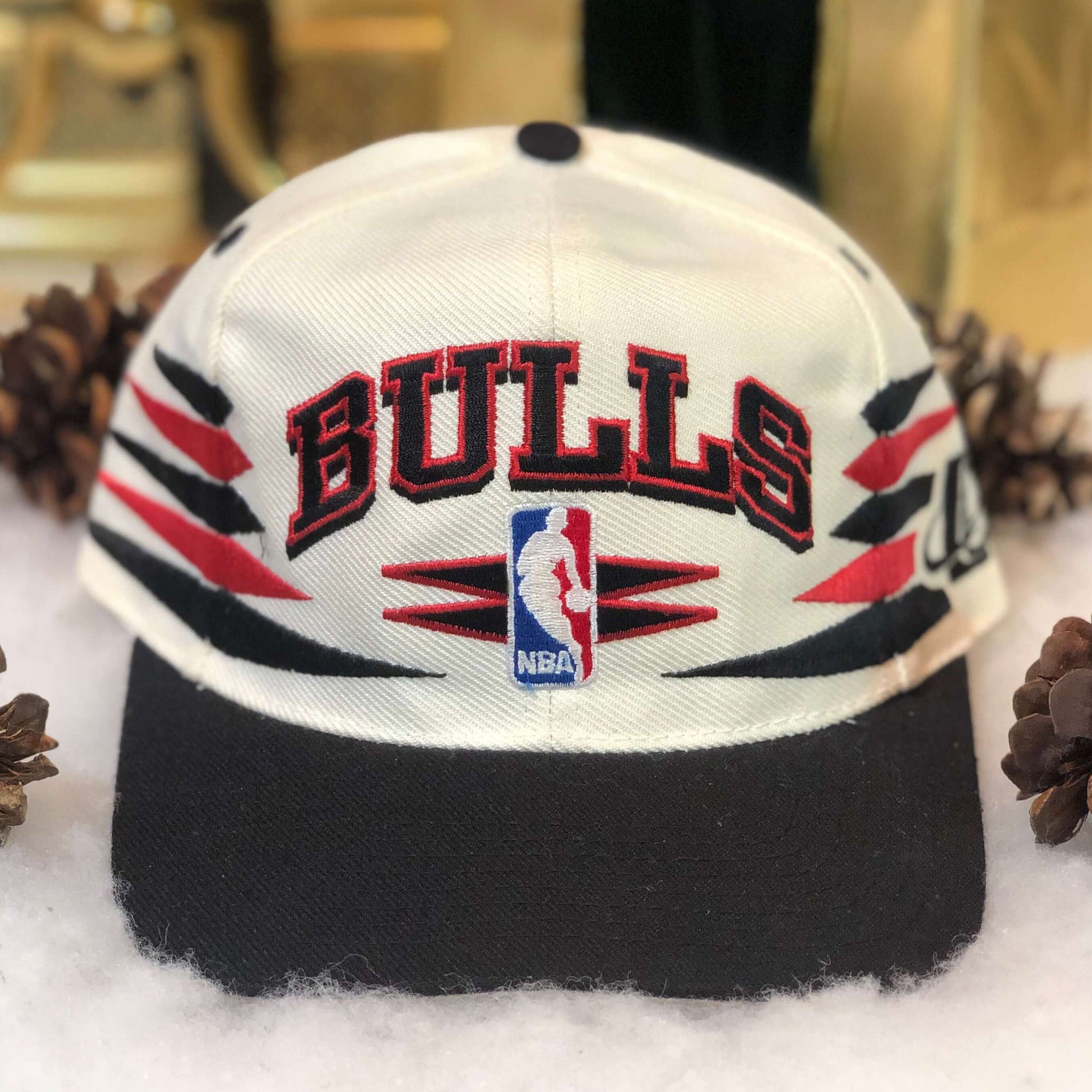 Vintage NBA Chicago Bulls Logo Athletic Diamond Snapback Hat