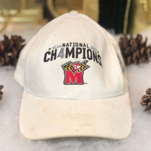 Vintage NCAA Maryland Terrapins 2002 Basketball Champions Nike Strapback Hat
