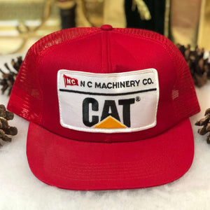 Vintage Deadstock NWOT CAT NC Machinery Co. Trucker Hat