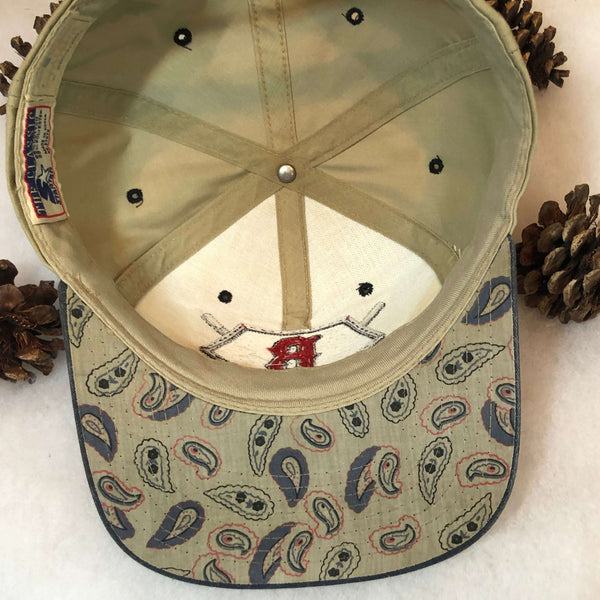 Vintage MLB Boston Red Sox Starter Paisley Twill Snapback Hat