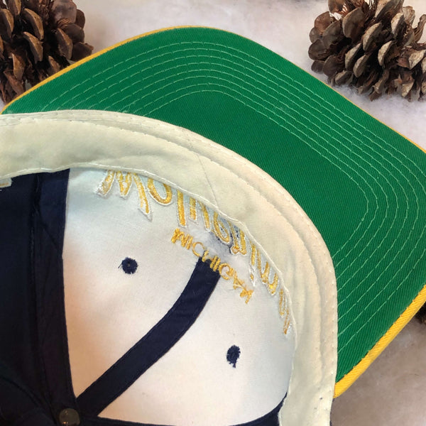 Vintage NCAA Michigan Wolverines Sports Specialties Twill Script Snapback Hat
