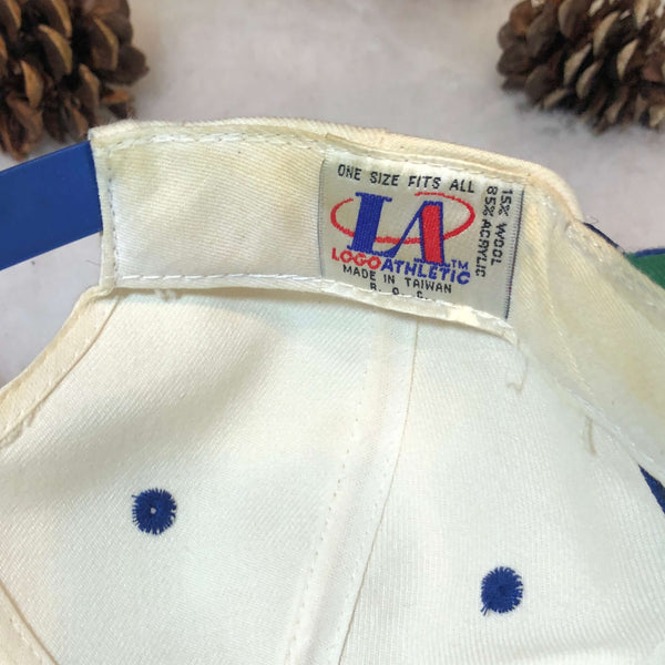 Vintage NHL New York Rangers Logo Athletic Sharktooth Snapback Hat