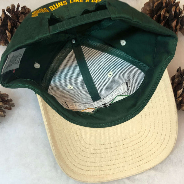 Vintage John Deere Motorsports Chad Little Twill Snapback Hat