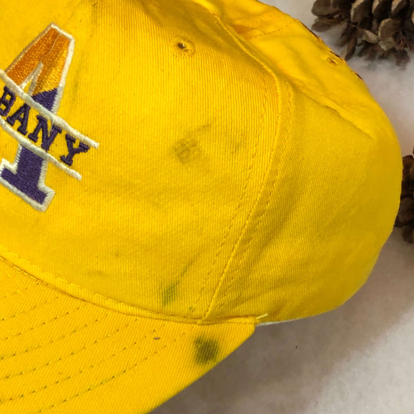 Vintage NCAA Albany Great Danes Twill Snapback Hat
