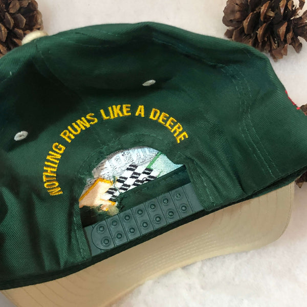Vintage John Deere Motorsports Chad Little Twill Snapback Hat