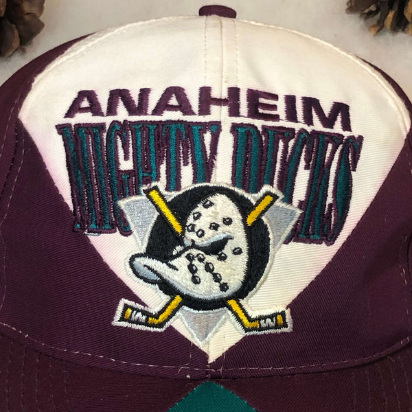 Vintage NHL Anaheim Mighty Ducks Logo Athletic Twill Snapback Hat