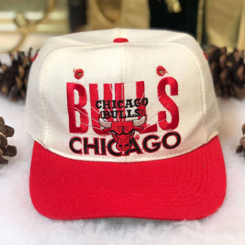 Vintage NBA Chicago Bulls Signatures Wool Snapback Hat