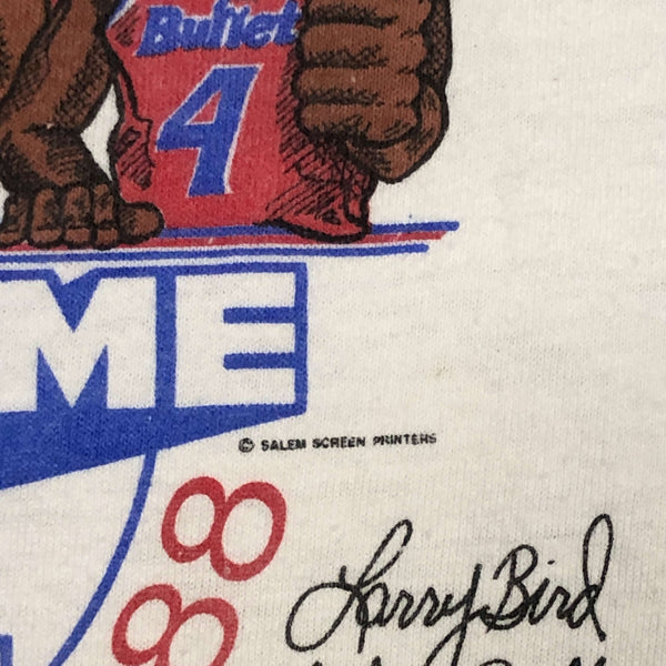 Vintage 1988 NBA All-Star Game Salem Sportswear Caricature T-Shirt (M)