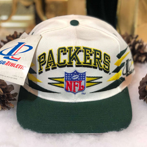 Vintage Deadstock NWT NFL Green Bay Packers Logo Athletic Diamond Snapback Hat