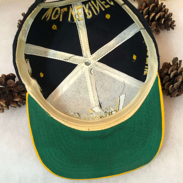 Vintage NCAA Michigan Wolverines Wool Strapback Hat