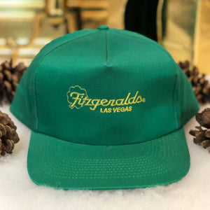 Vintage Deadstock NWOT Fitzgeralds Las Vegas Casino Hotel Twill Snapback Hat