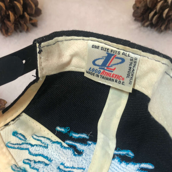 Vintage NFL Carolina Panthers Logo Athletic Splash Snapback Hat