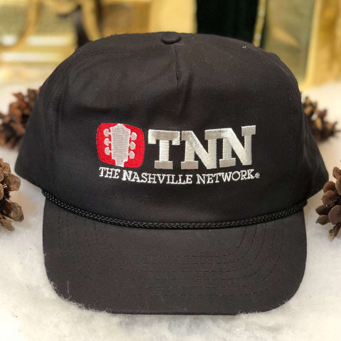 Vintage TNN The Nashville Network TV Twill Snapback Hat