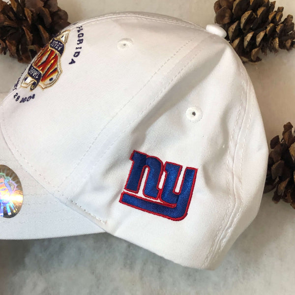 Vintage Deadstock NWOT NFL Super Bowl XXXV New York Giants Logo Athletic Twill Snapback Hat