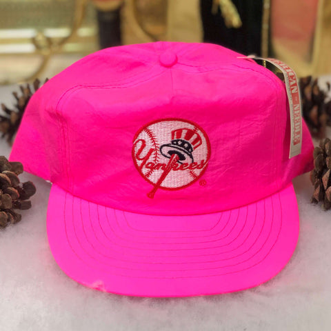 Vintage Deadstock NWT MLB New York Yankees American Needle Nylon Snapback Hat