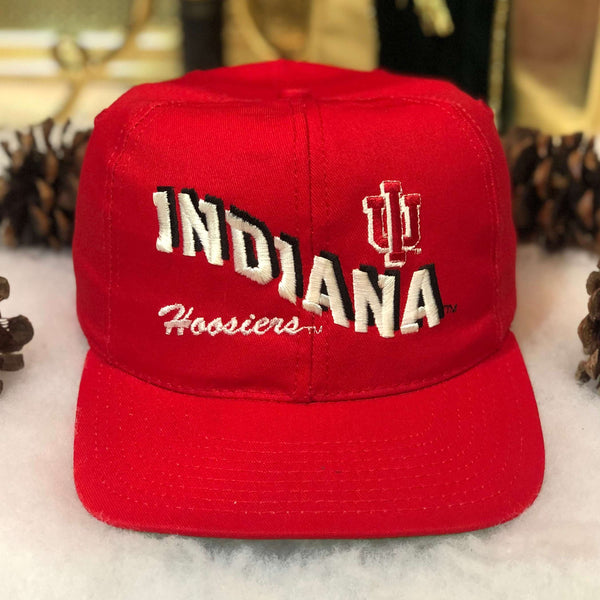 Vintage NCAA Indiana Hoosiers P Cap Twill Snapback Hat