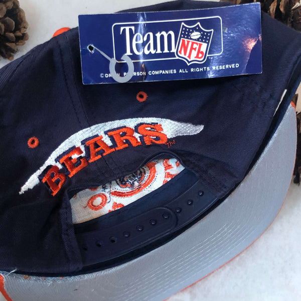 Vintage Deadstock NWT NFL Chicago Bears Drew Pearson Twill Snapback Hat