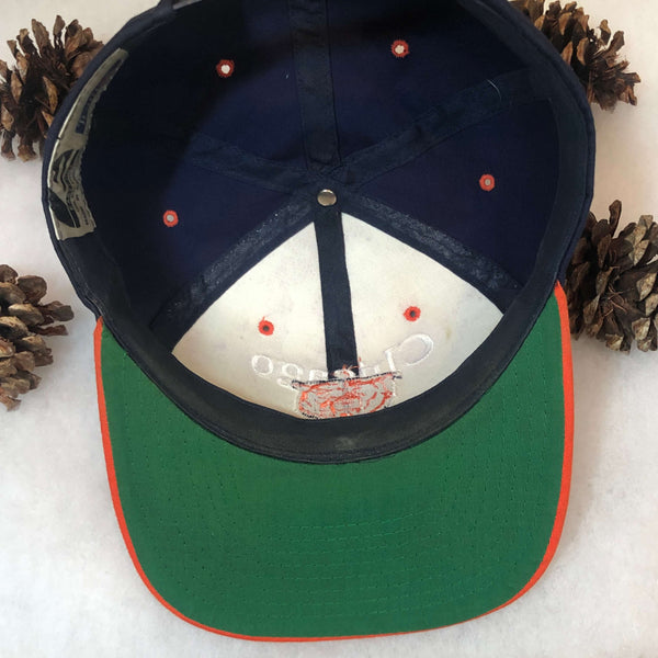 Vintage NFL Chicago Bears Eastport Bar Line Twill Snapback Hat