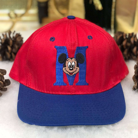 Vintage Disney Mickey Mouse Twill Snapback Hat