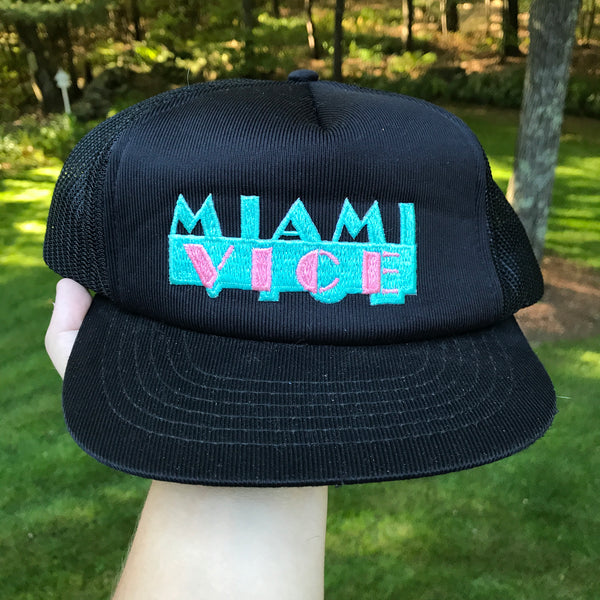 Vintage Miami Vice TV Show Trucker Hat Snapback – 🎅 Bad Santa