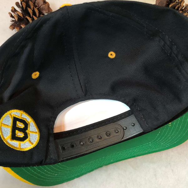 Vintage Deadstock NWT NHL Boston Bruins The G Cap Twill Snapback Hat