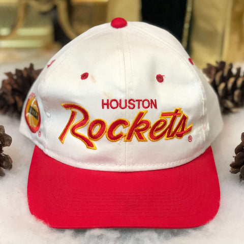 Vintage NBA Houston Rockets Sports Specialties Script Twill Snapback Hat