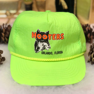 Vintage Hooters Orlando Florida Neon Nylon Snapback Hat