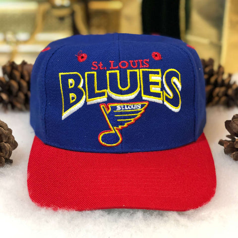 Vintage NHL St. Louis Blues The Game Wool Snapback Hat