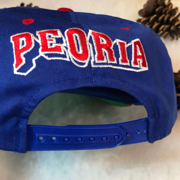 Vintage IHL Peoria Rivermen The G Cap Wave Twill Snapback Hat