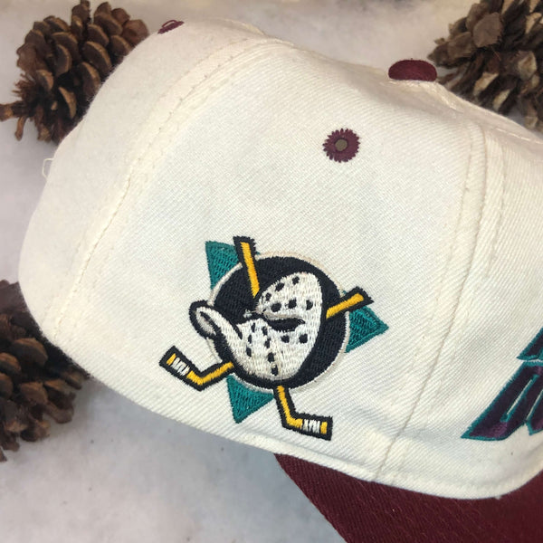 Vintage NHL Anaheim Mighty Ducks Sports Specialties Wool Snapback Hat