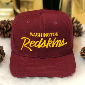 Vintage NFL Washington Redskins Sports Specialties Script Snapback Hat