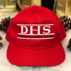 Vintage Deadstock NWOT Dorchester High School Massachusetts The Game Split Bar Twill Snapback Hat