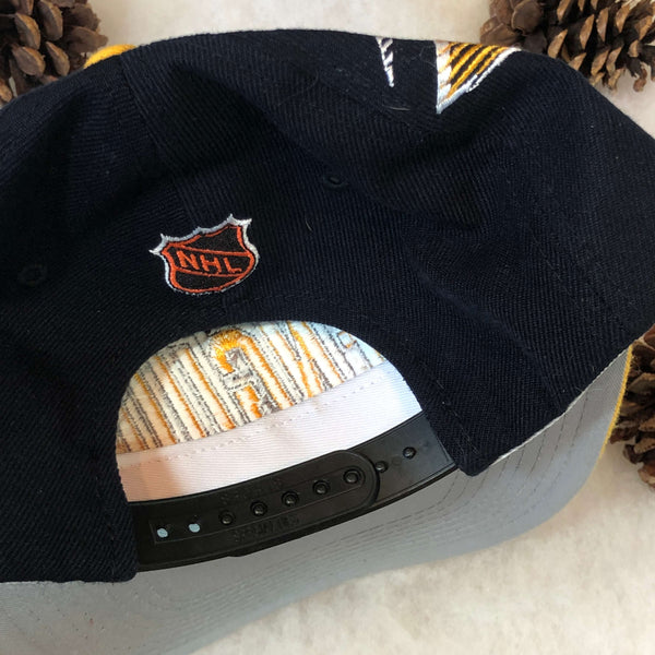 Vintage NHL Pittsburgh Penguins Sports Specialties Shadow Snapback Hat