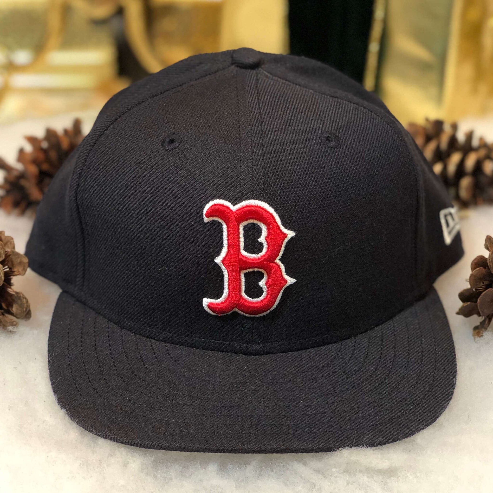 Deadstock NWOT MLB Boston Red Sox New Era Wool Fitted Hat 7 1/4