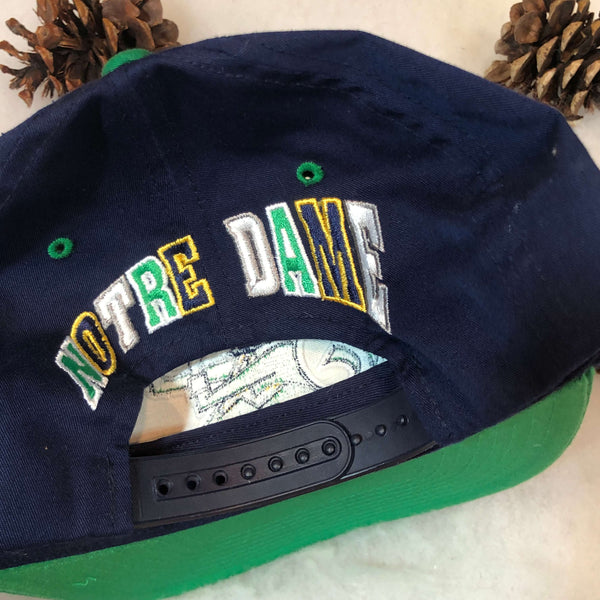 Vintage NCAA Notre Dame The G Cap Twill Snapback Hat