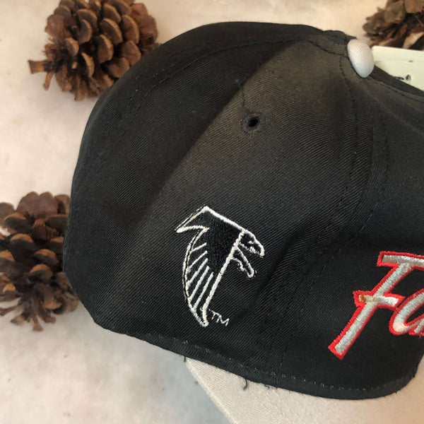 Vintage Deadstock NWT NFL Atlanta Falcons Sports Specialties Twill Script Snapback Hat