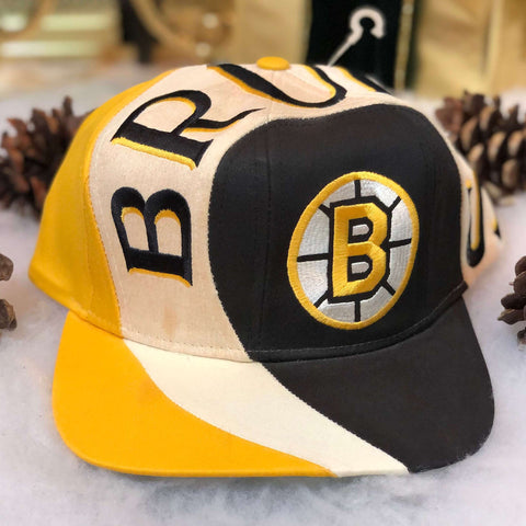 Vintage Deadstock NWOT NHL Boston Bruins Twins Enterprise Highway Twill Snapback Hat